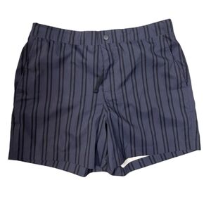 Abercrombie‎ & Fitch Stretch Navy Striped Men's  Shorts Size X-large